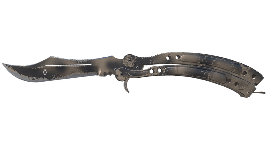 ★ StatTrak™ Butterfly Knife | Scorched (Field-Tested)
