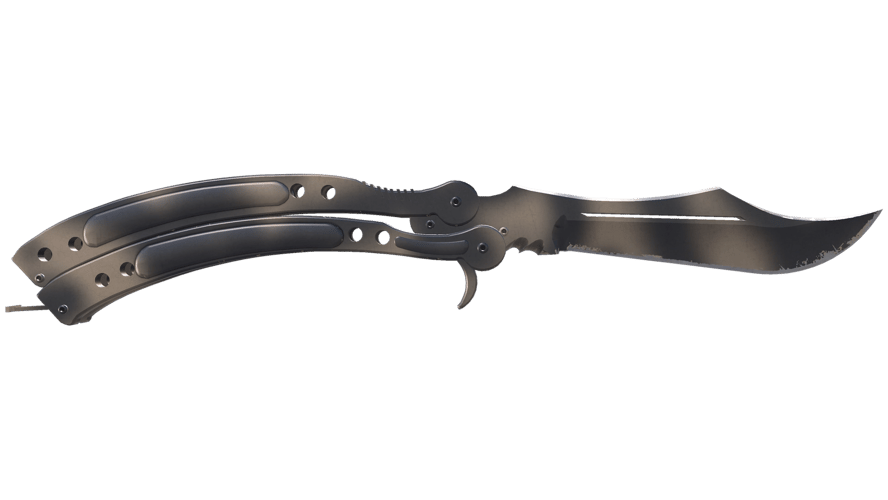 ★ StatTrak™ Butterfly Knife | Scorched (Minimal Wear)
