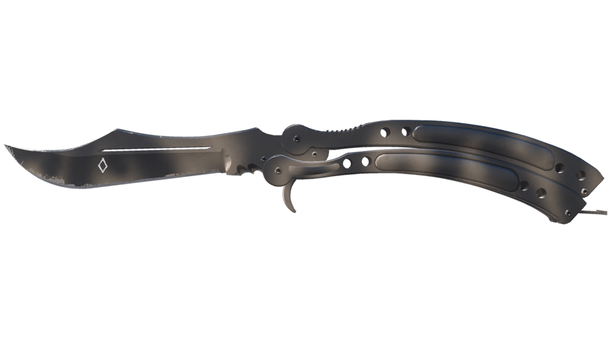 ★ StatTrak™ Butterfly Knife | Scorched (Minimal Wear)