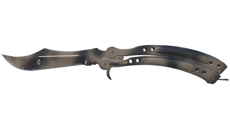 ★ StatTrak™ Butterfly Knife | Scorched (Minimal Wear)