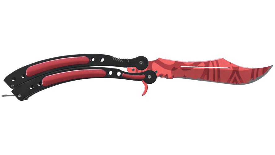 ★ StatTrak™ Butterfly Knife | Slaughter (Field-Tested)