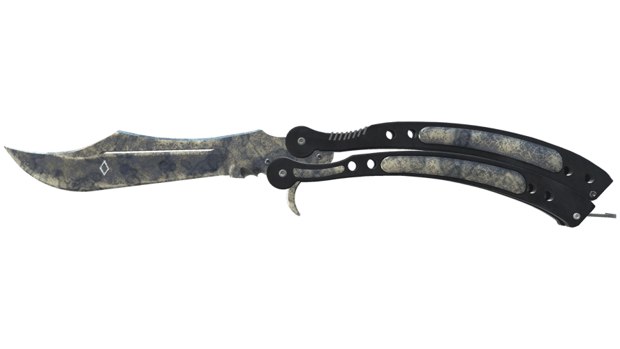 ★ StatTrak™ Butterfly Knife | Stained (Battle-Scarred)
