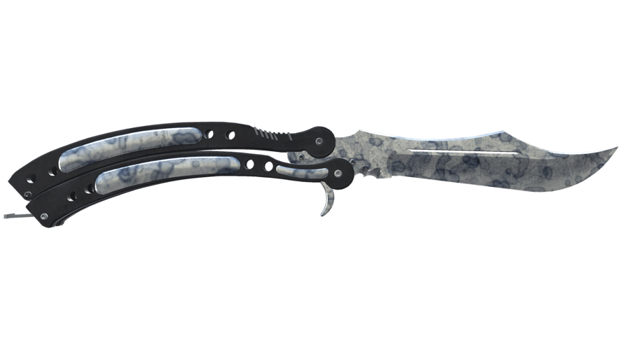 ★ StatTrak™ Butterfly Knife | Stained (Minimal Wear)
