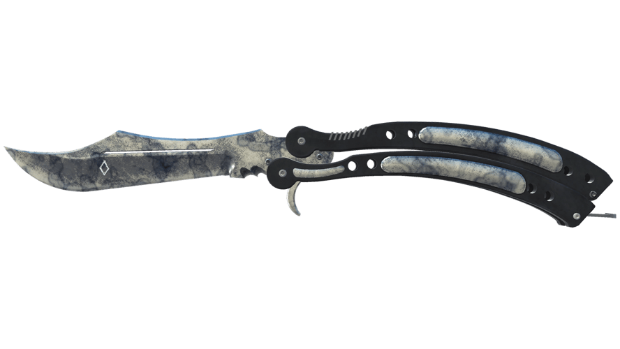 ★ StatTrak™ Butterfly Knife | Stained (Well-Worn)