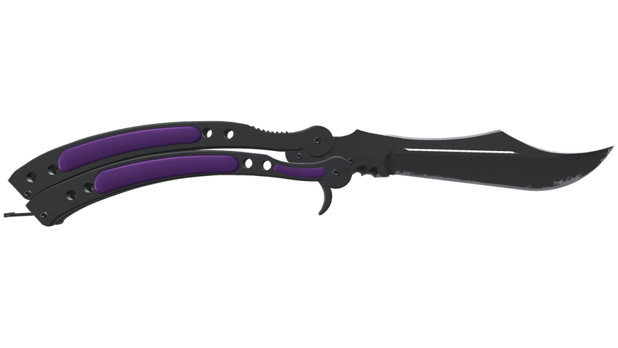 ★ StatTrak™ Butterfly Knife | Ultraviolet (Minimal Wear)
