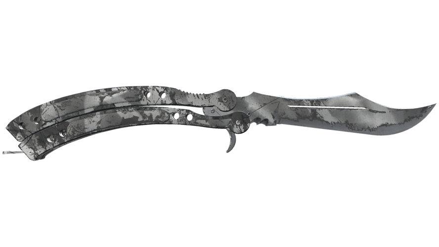 ★ StatTrak™ Butterfly Knife | Urban Masked (Well-Worn)