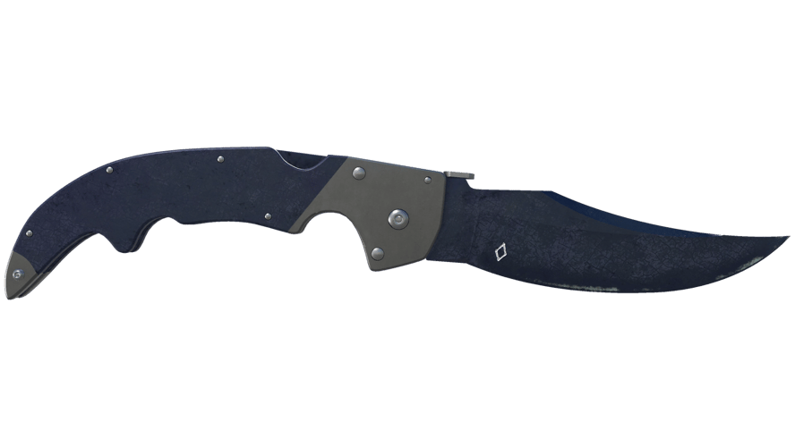 ★ StatTrak™ Falchion Knife | Blue Steel (Battle-Scarred)