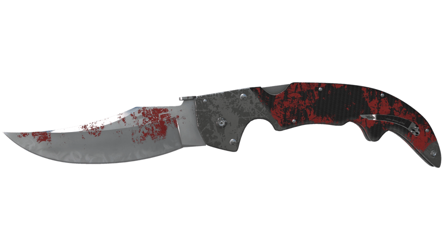 ★ StatTrak™ Falchion Knife | Crimson Web (Battle-Scarred)