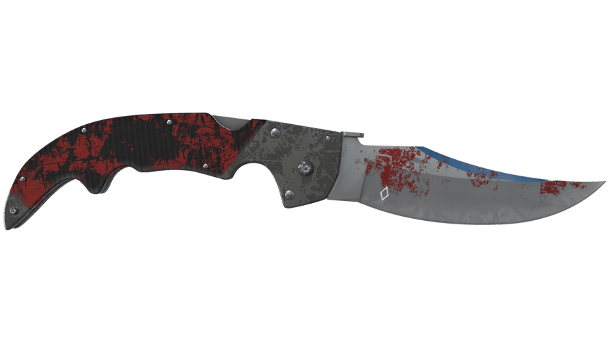 ★ StatTrak™ Falchion Knife | Crimson Web (Battle-Scarred)