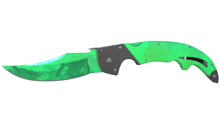 ★ StatTrak™ Falchion Knife | Gamma Doppler Emerald (Factory New)