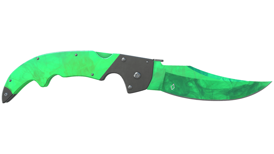 ★ StatTrak™ Falchion Knife | Gamma Doppler Emerald (Factory New)