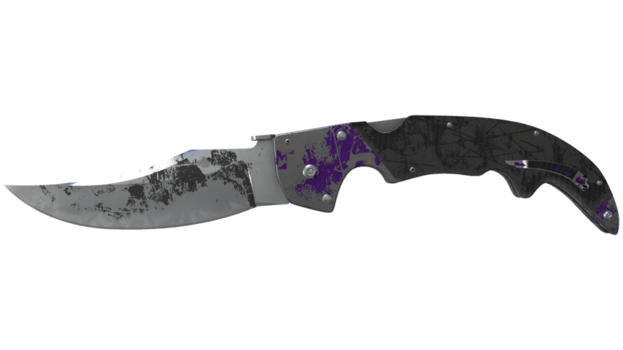 ★ StatTrak™ Falchion Knife | Ultraviolet (Battle-Scarred)