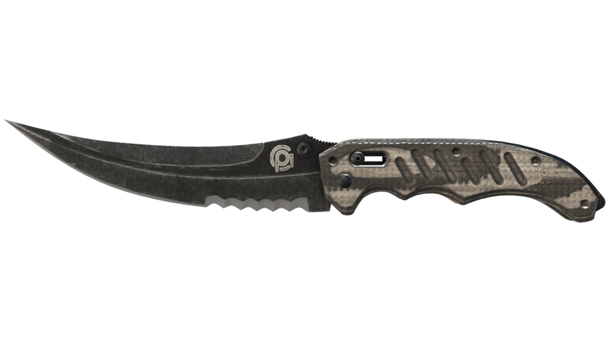 ★ StatTrak™ Flip Knife | Black Laminate (Field-Tested)