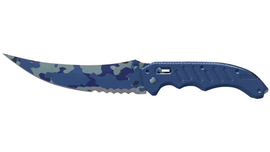 ★ StatTrak™ Flip Knife | Bright Water (Minimal Wear)