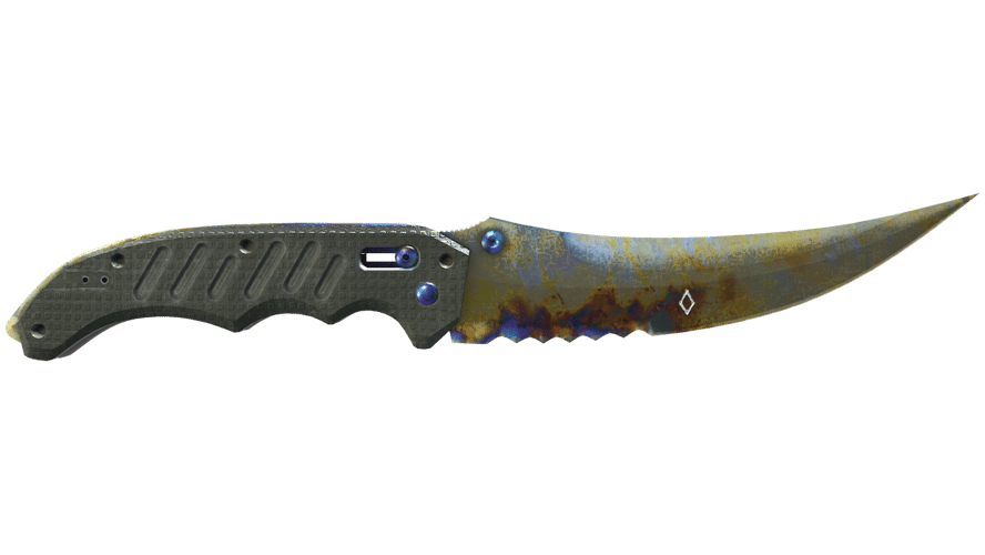 ★ StatTrak™ Flip Knife | Case Hardened (Well-Worn)