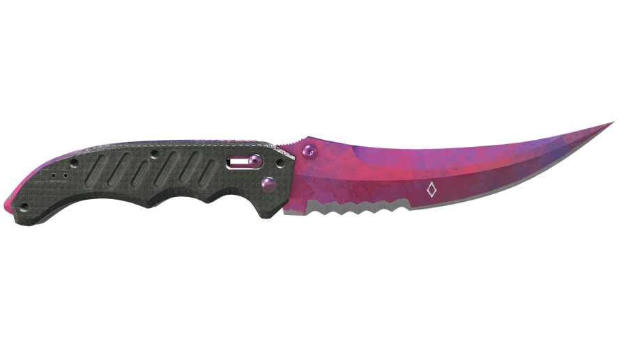 ★ StatTrak™ Flip Knife | Doppler Phase 2 (Minimal Wear)