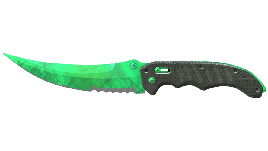 ★ StatTrak™ Flip Knife | Gamma Doppler Emerald (Factory New)