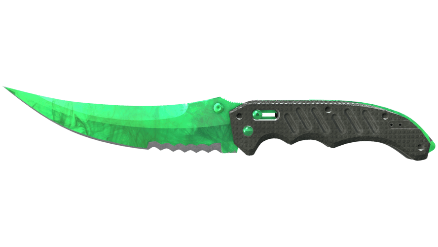 ★ StatTrak™ Flip Knife | Gamma Doppler Emerald (Factory New)