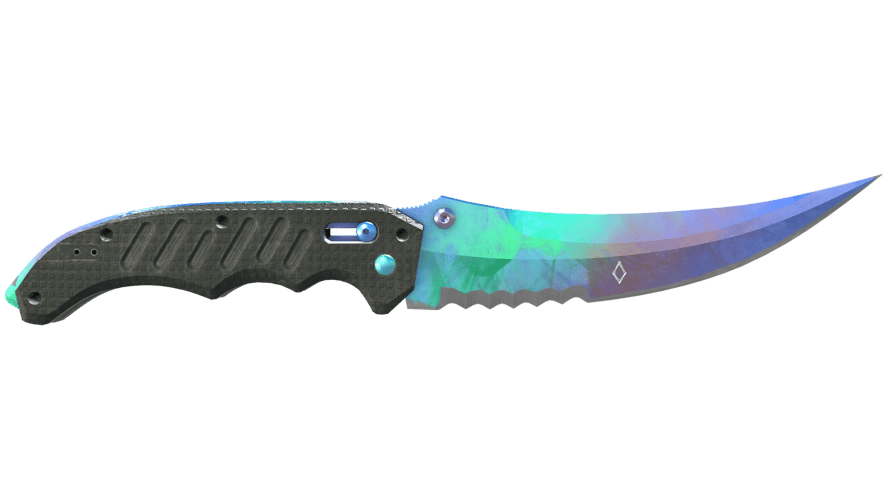 ★ StatTrak™ Flip Knife | Gamma Doppler Phase 1 (Minimal Wear)