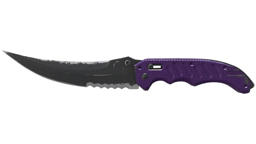 ★ StatTrak™ Flip Knife | Ultraviolet (Field-Tested)