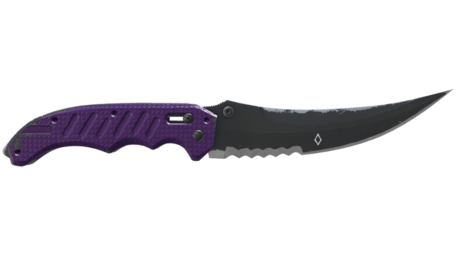 ★ StatTrak™ Flip Knife | Ultraviolet (Field-Tested)