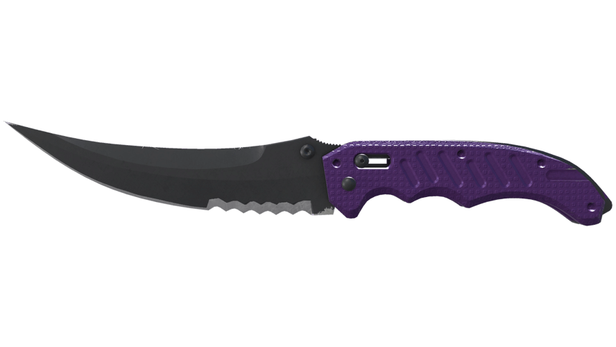 ★ StatTrak™ Flip Knife | Ultraviolet (Minimal Wear)