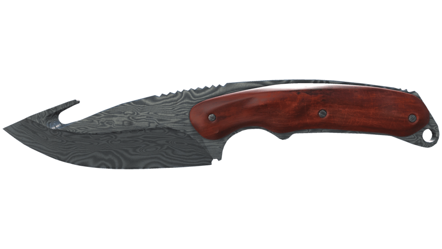 ★ StatTrak™ Gut Knife | Damascus Steel (Battle-Scarred)