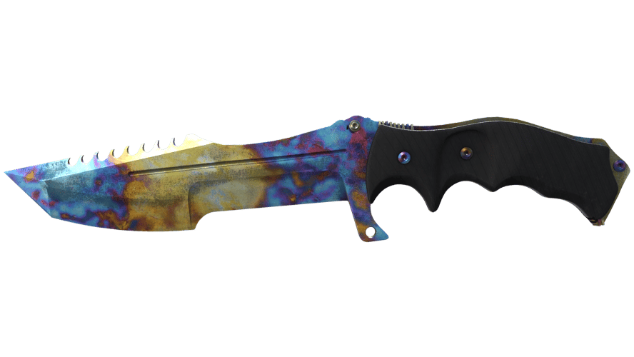 ★ StatTrak™ Huntsman Knife | Case Hardened (Well-Worn)