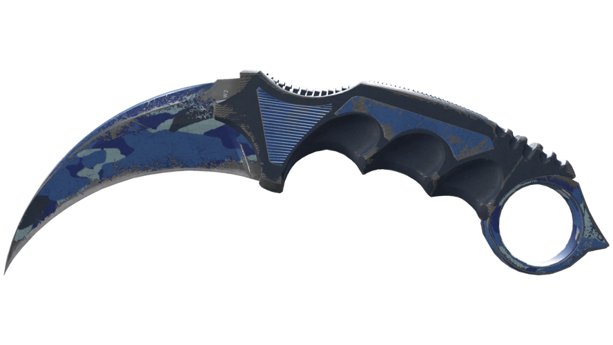★ StatTrak™ Karambit | Bright Water (Battle-Scarred)