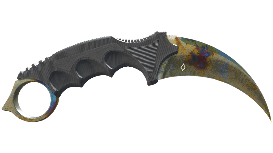 ★ StatTrak™ Karambit | Case Hardened (Battle-Scarred)