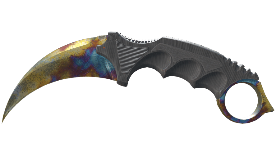★ StatTrak™ Karambit | Case Hardened (Battle-Scarred)