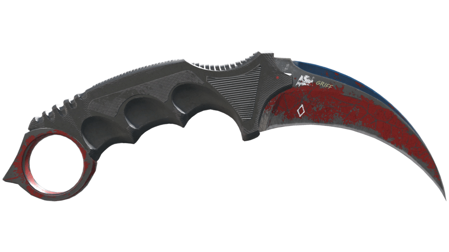 ★ StatTrak™ Karambit | Crimson Web (Battle-Scarred)