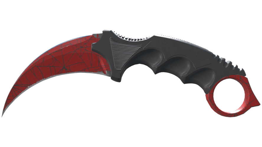 ★ StatTrak™ Karambit | Crimson Web (Minimal Wear)