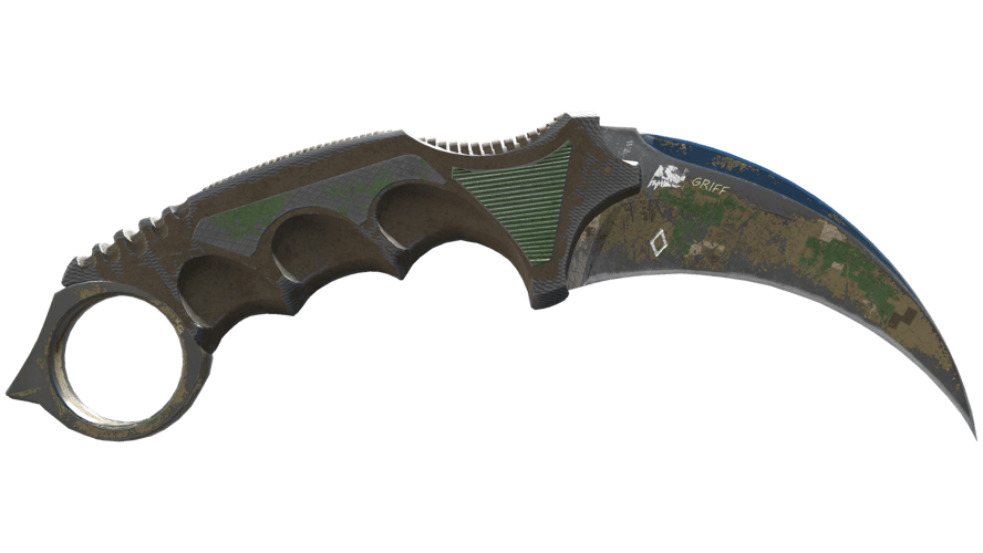 ★ StatTrak™ Karambit | Forest DDPAT (Battle-Scarred)