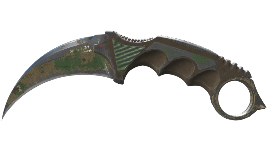 ★ StatTrak™ Karambit | Forest DDPAT (Battle-Scarred)