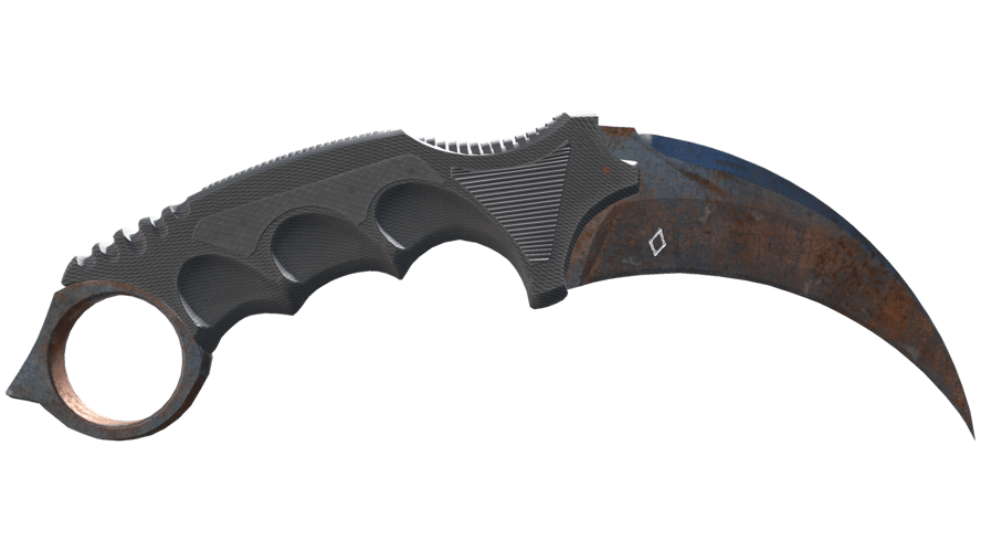 ★ StatTrak™ Karambit | Rust Coat (Battle-Scarred)