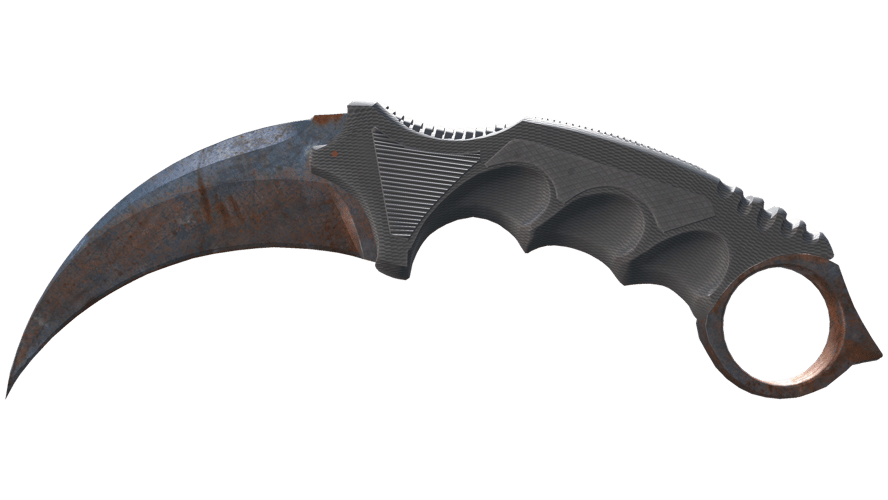 ★ StatTrak™ Karambit | Rust Coat (Battle-Scarred)