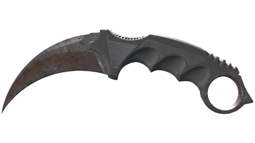 ★ StatTrak™ Karambit | Rust Coat (Battle-Scarred)