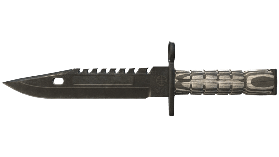 ★ StatTrak™ M9 Bayonet | Black Laminate (Battle-Scarred)