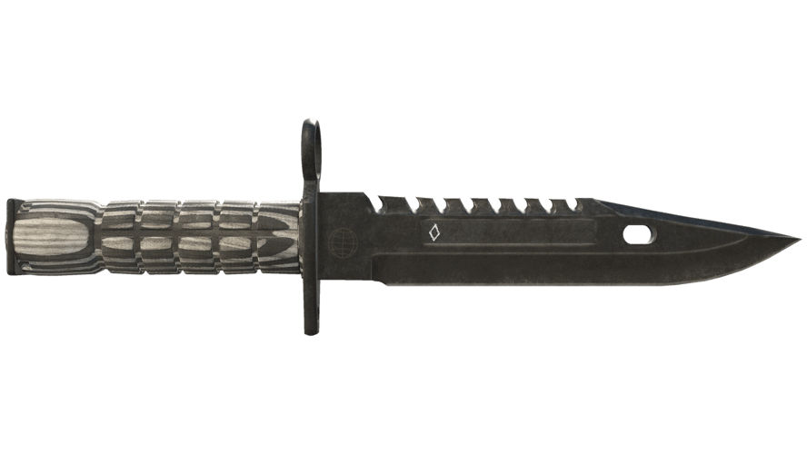 ★ StatTrak™ M9 Bayonet | Black Laminate (Battle-Scarred)
