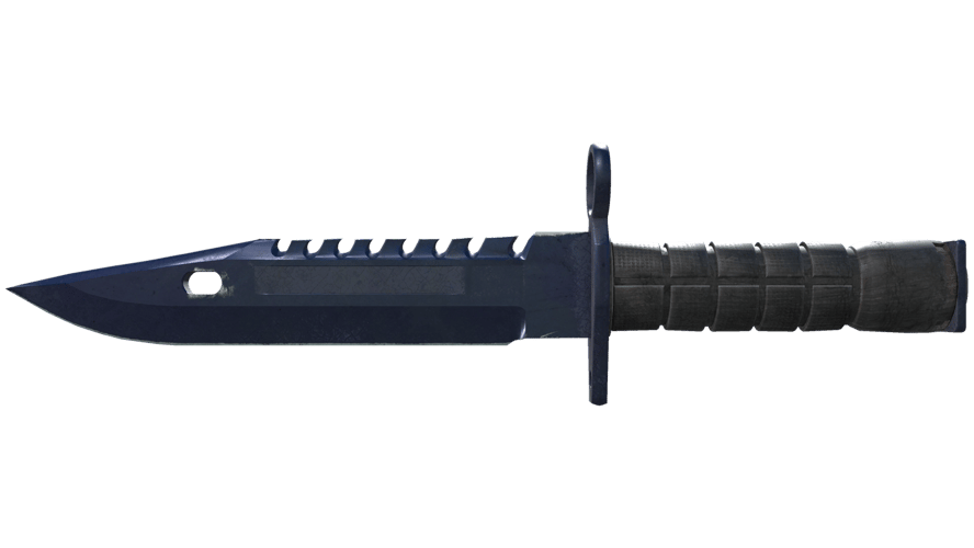★ StatTrak™ M9 Bayonet | Blue Steel (Battle-Scarred)