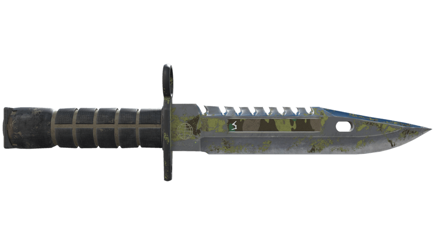 ★ StatTrak™ M9 Bayonet | Boreal Forest (Battle-Scarred)