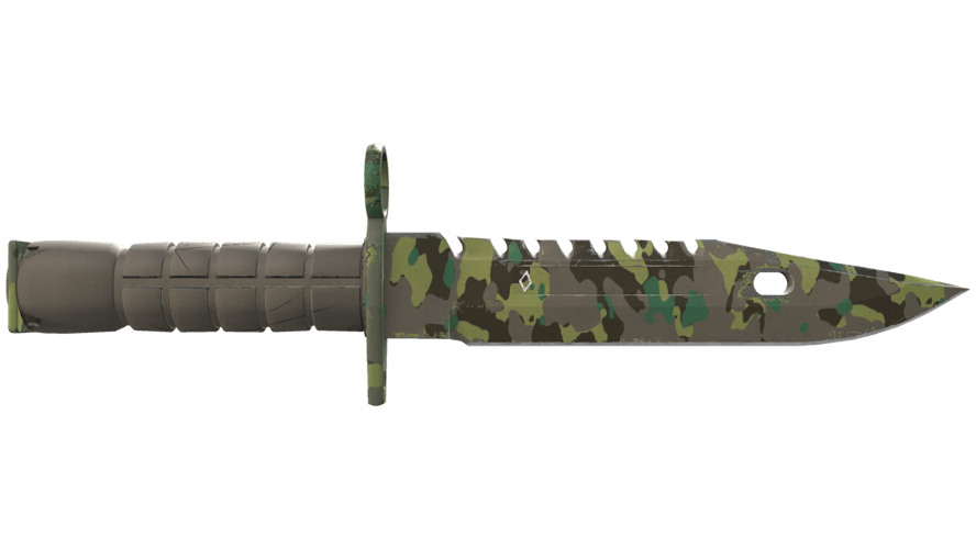 ★ StatTrak™ Штык-нож M9 | Северный лес (Немного поношенное)