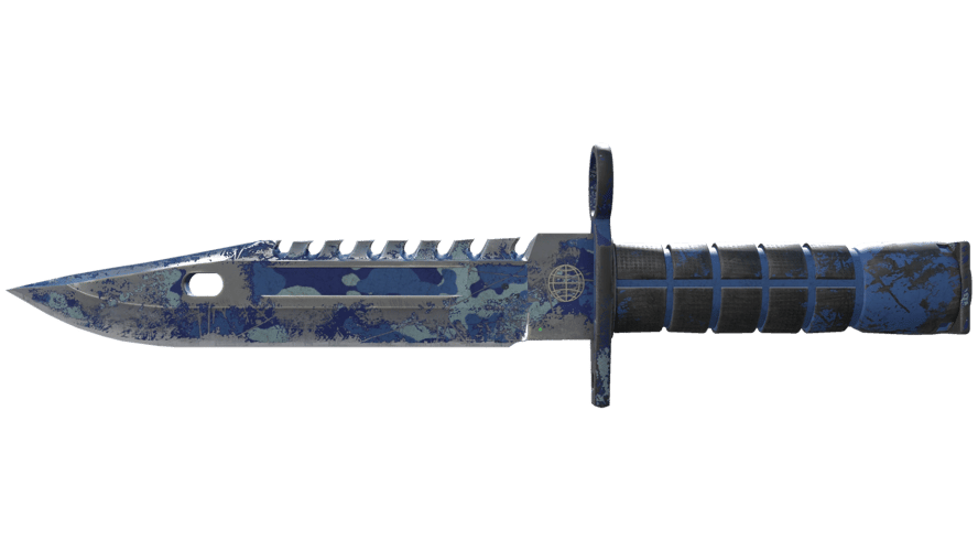 ★ StatTrak™ M9 Bayonet | Bright Water (Battle-Scarred)