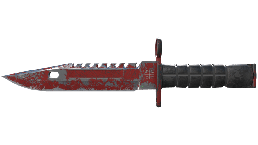 ★ StatTrak™ M9 Bayonet | Crimson Web (Battle-Scarred)