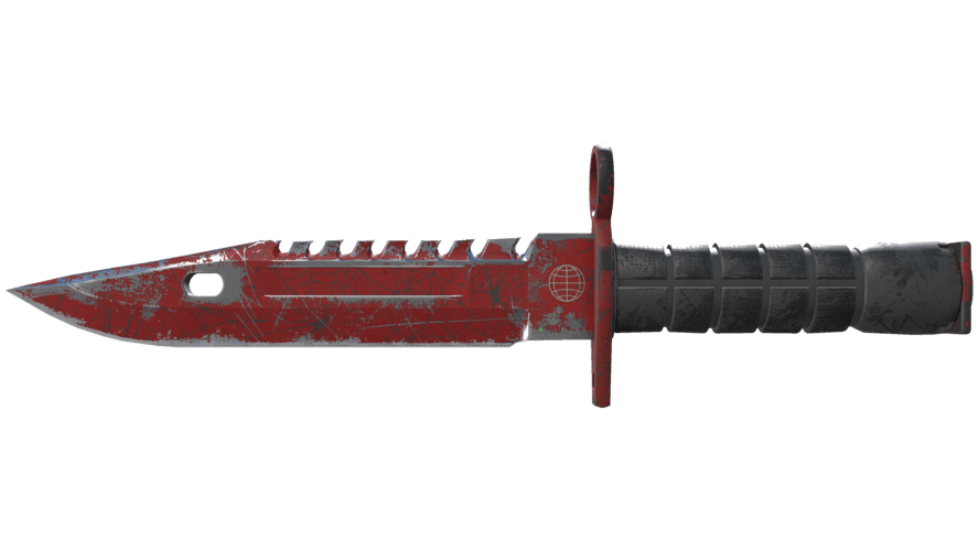 ★ StatTrak™ M9 Bayonet | Crimson Web (Well-Worn)