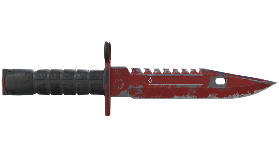 ★ StatTrak™ M9 Bayonet | Crimson Web (Well-Worn)