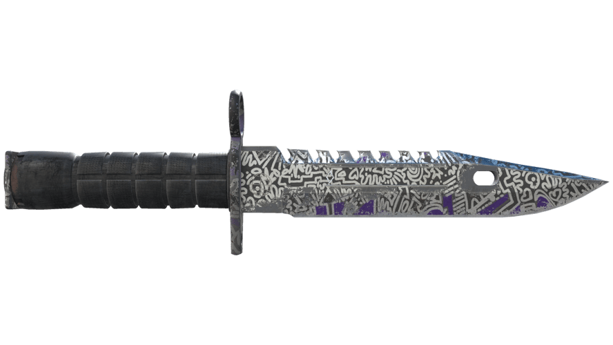 ★ StatTrak™ M9 Bayonet | Freehand (Well-Worn)