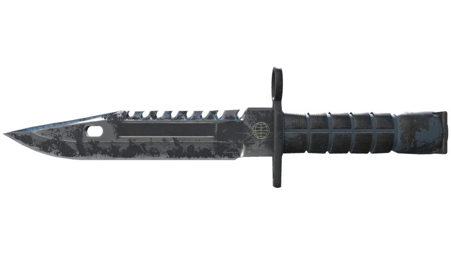 ★ StatTrak™ M9 Bayonet | Night (Battle-Scarred)