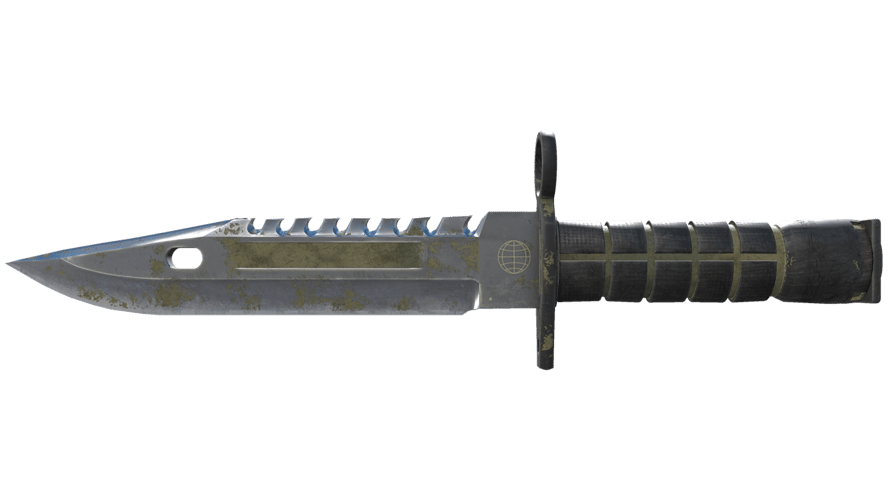 ★ StatTrak™ M9 Bayonet | Safari Mesh (Battle-Scarred)
